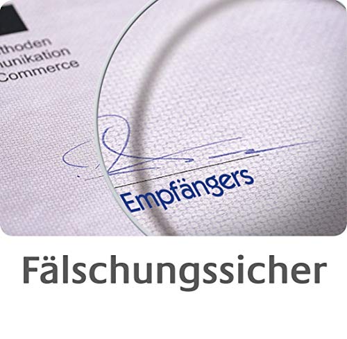 10er Sparpack Avery Zweckform 1736 Quittung inkl. MwSt., DIN A6 quer, fälschungssicher, 2 x 40 Blatt, weiß, gelb (10)