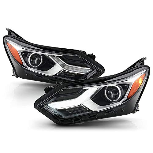 VIPMOTOZ For 2018-2021 Chevy Equinox Halogen L LS Model OE-Style Projector Headlight Assembly Replacement Pair Driver & Passenger Side