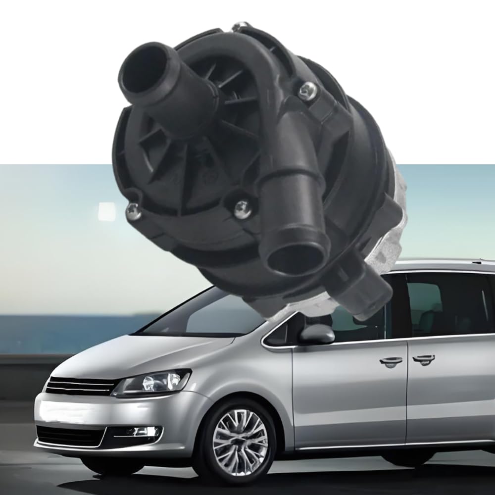 Bomba de agua auxiliar de agua para coche, bomba de agua de refrigerante auxiliar para coche, bomba de agua de refrigeración auxiliar compatible con Audi, compatible con VW, 04L965567A