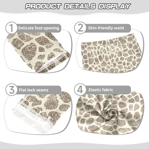 Fur Texture Girls Leggings,Workout Leggings for Girls Toddler Athletic Legging Size for 3-10T3