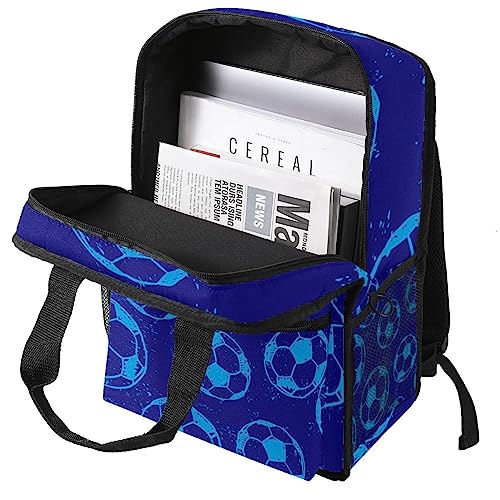 Sac à dos garçons bleu multicolore réglable fini le mal de dos - 3