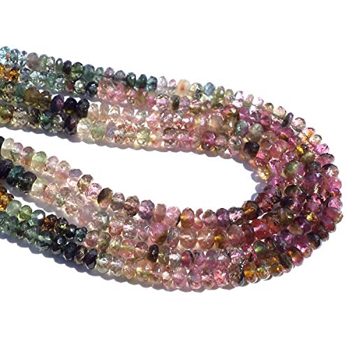 Tourmaline multicolore naturelle semi-précieuse pour fabriquer un cadeau fait main mémorable
