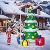 7 FT Christmas Inflatable Tree Outdoor Decorations, Blow up Christmas Tree with 3 Gift Boxes Yard Decoration Built-in LED Lights for Garden Lawn Holiday Decor #1