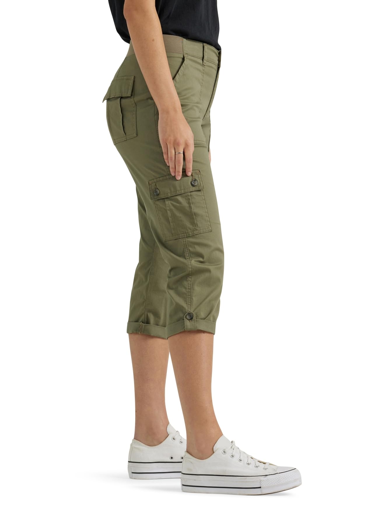 Lee Ultra Lux Comfort Z Elastycznymi Spodniami Cargo Capri - Spodnie Kobiety