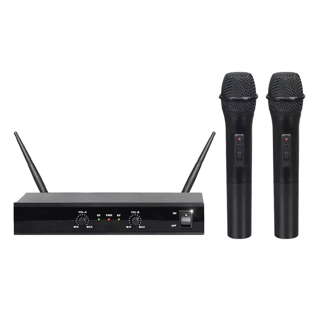 IMPIANTO AUDIO 846 PACK composto da diffusore 8" 500watt, stativo e coppia microfoni wireless per karaoke, feste, animazione e altro