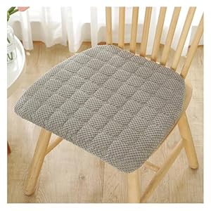 Frstrery Stuhlkissen 43x40 cm Hellgrau, 6er Set