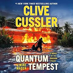 Clive Cussler Quantum Tempest Audiolibro Por Mike Maden arte de portada