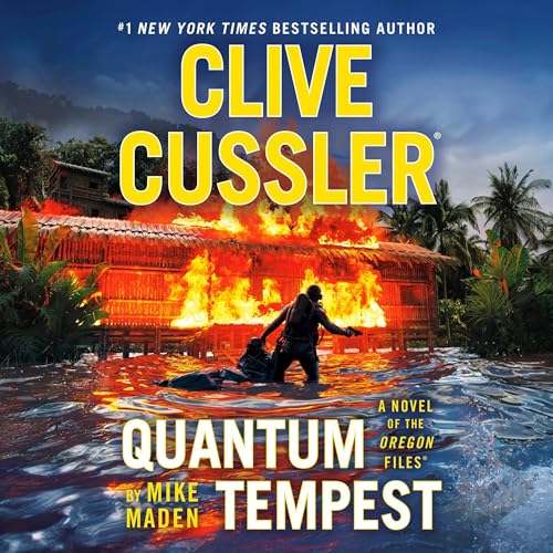 Clive Cussler Quantum Tempest Audiolibro Por Mike Maden arte de portada