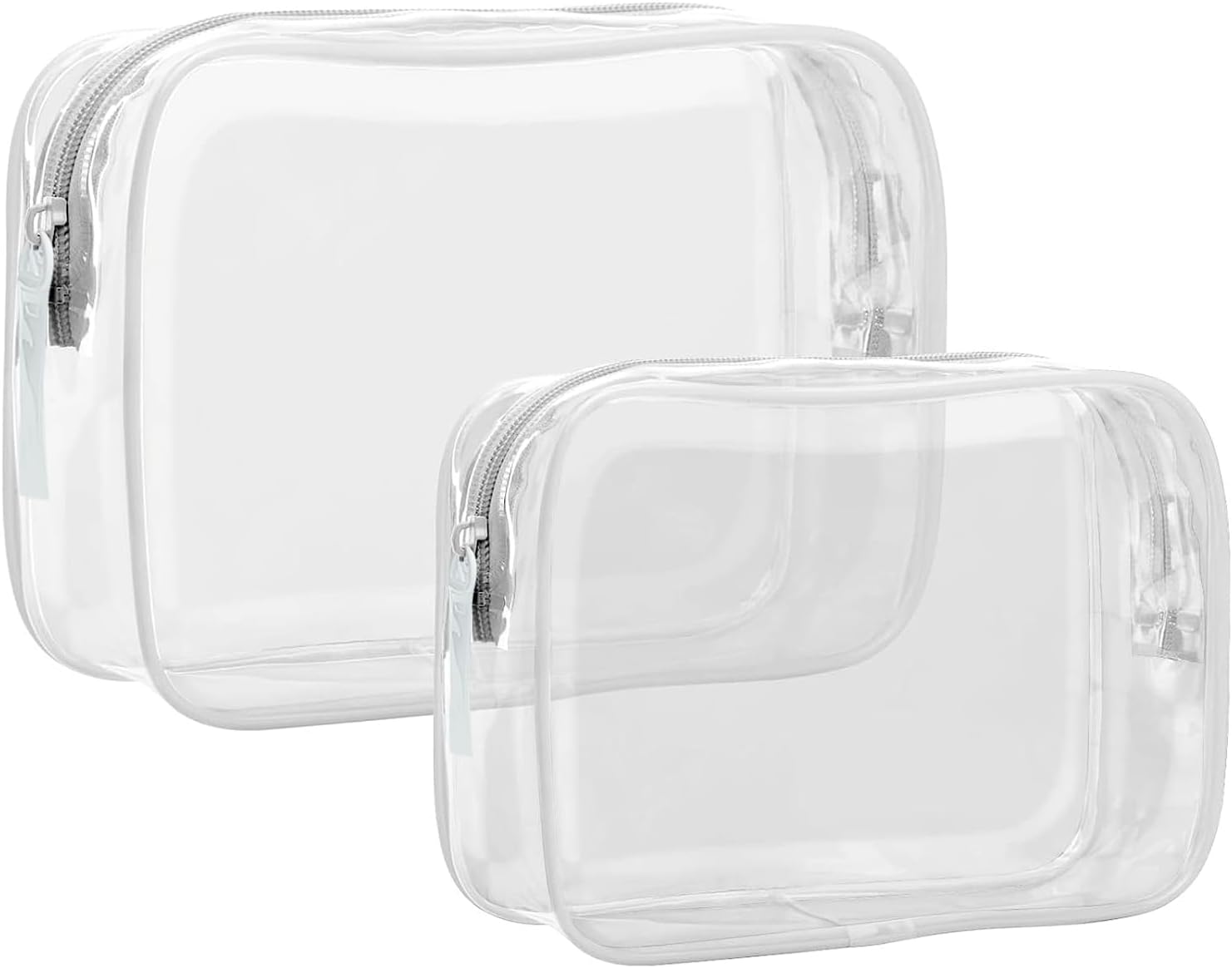 TSA Approved Toiletry Bag Clear Makeup Bags Quart Size