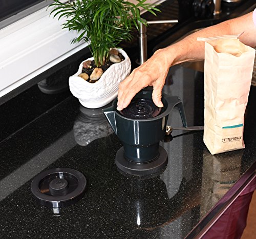 Microwave Percolator Coffee Maker | Tea and Cocoa Maker | BPA Free - Dishwasher Safe - by Home-X - Thumbnail 5