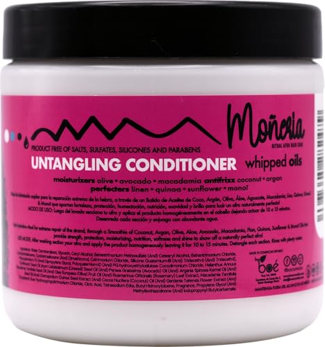 Image of Moneria Ritual 5 in 1 Hair Care Kit, Shampoo, Conditioner, Hair Mask, Detangler