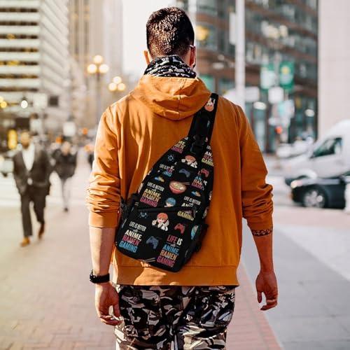 Mochila Casual de Pecho para Hombre SWEET TANG miniatura 5