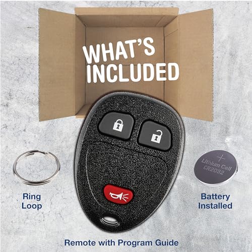 Télécommande d'entrée sans clé à 3 boutons pour remplacement de boîtier auto usé - 3