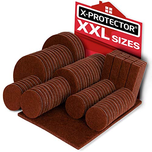 Furniture Pads X-PROTECTOR Big Sizes Heavy Duty Felt Pads – Premium Furniture Felt
