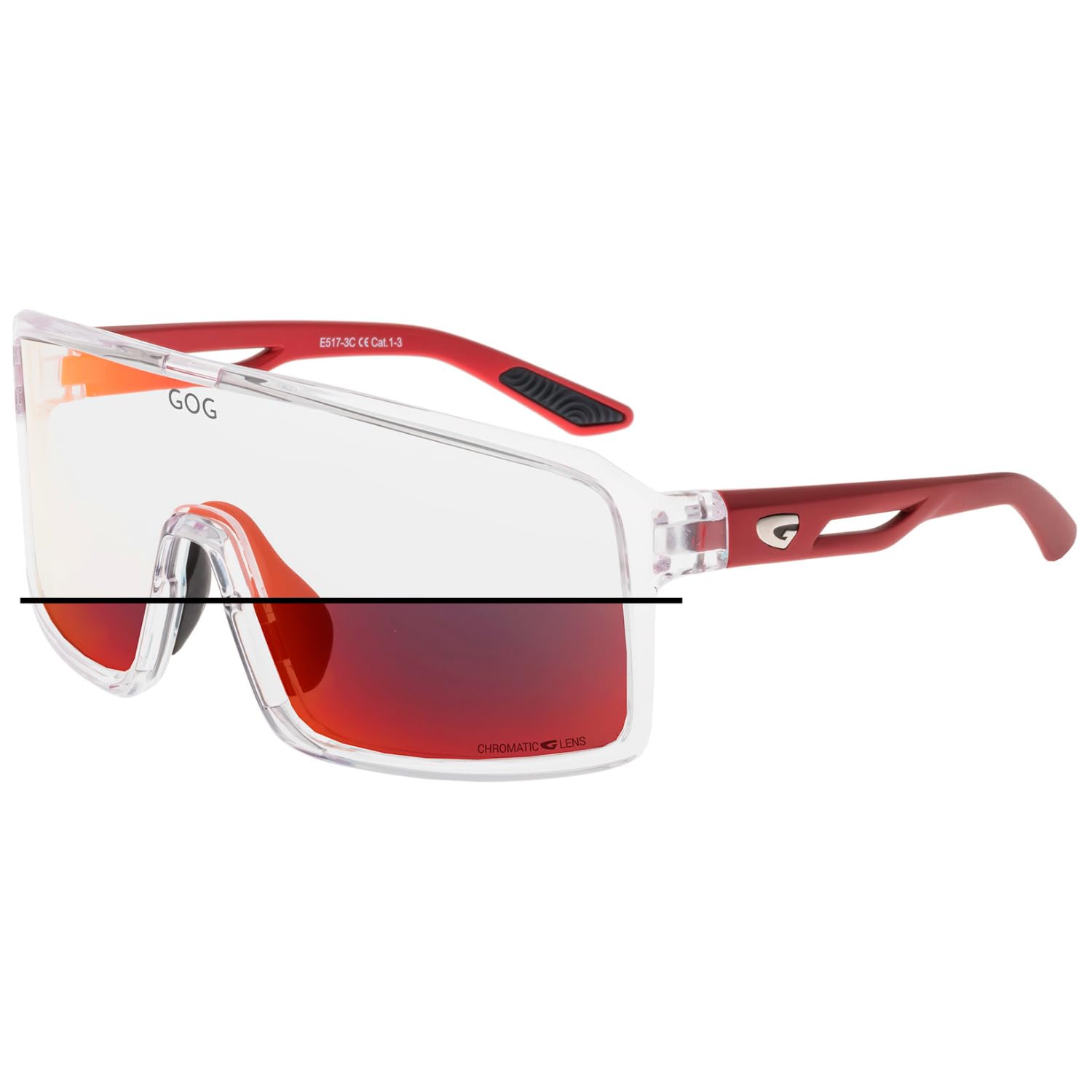 GOG - Occhiali da sole ciclismo running unisex polarizzati a specchio