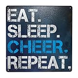 Photo Gallery eat-sleep-cheer-repeat-cheerleading-cheerleading-cheerleader regali per donne uomini regali ruggine decorazione per la casa targa divertente per la casa targa in metallo targa per la casa regali Photo Gallery eat-sleep-cheer-repeat-cheerleading-cheerleading-cheerleader regali per donne uomini regali ruggine decorazione per la casa targa divertente per la casa targa in metallo targa per la casa regali