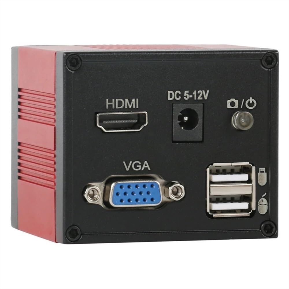Microscopio 1080P HDMI VGA con cámara de microscopio Industrial de medición