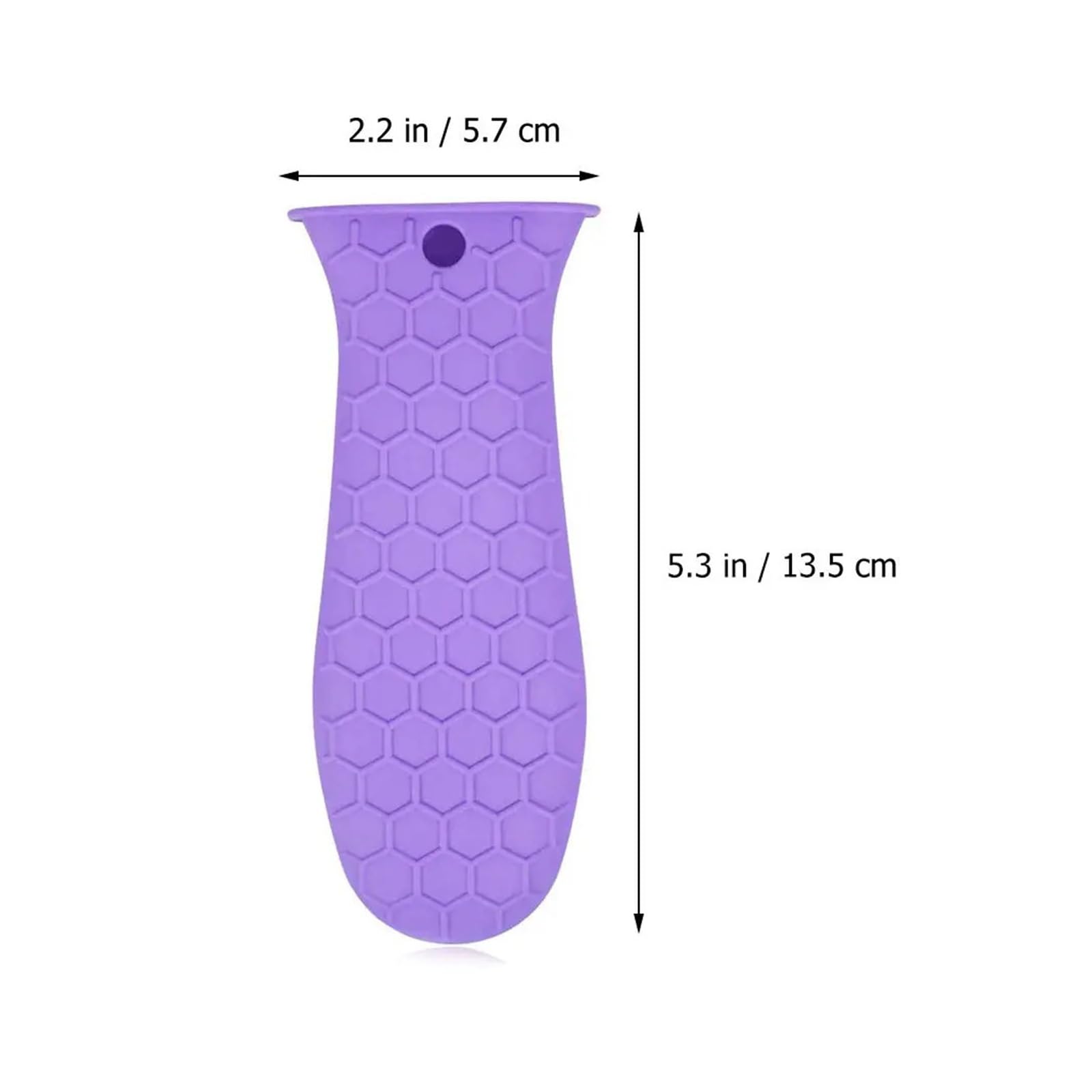5 piezas fundas de mango de silicona, agarres antideslizantes | Fundas resistentes al calor para mango de sartén, color aleatorio, 13.50X5.70X2.20cm