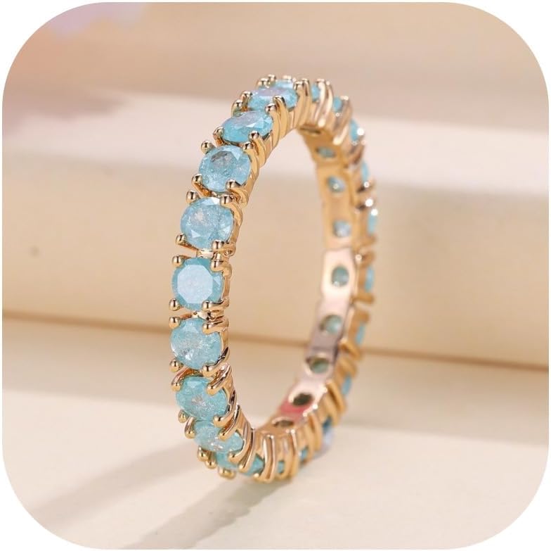 Cubic Zirconia Rings Gold Boho Wedding Engagement Travel Rings Summer Jewelry Accessories Anniversary Birthday Gifts for Women