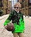 Ahegao Boys Sweatshirts Green Flame Hoodies for Kids Classical Athletic Pullover Boy Black Fire Hoodie Size 12-14 Years Youth Sweater