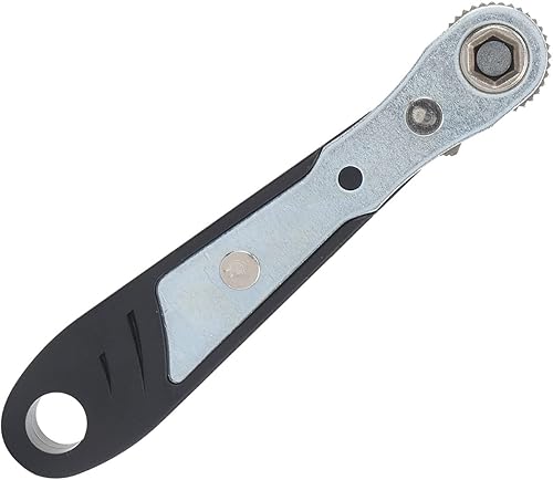 Miniatura 5 de FTVOGUE Llave de trinquete, mini llave de trinquete, llave de casquillo hexagonal de 14 pulgadas, herramienta de destornillador, adecuada para