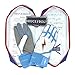 BRUCE BOLT HAPP Series Long Cuff White Batting Glove - White Medium