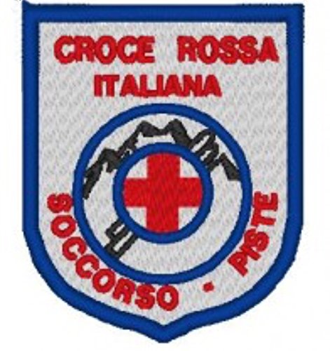 Patch Croce Rossa Italiana - Ricamo Con Nome E Gruppo, 12x3 Cm, Nastro Strappo - Foto 5