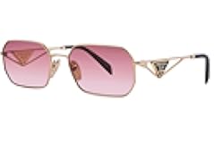 Women's Rectangular Triangle Logo Sunglasses