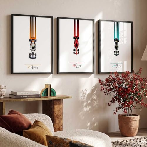 Image of kotart Big Sports Cars Framed Posters Gift Items for Boys Room Wall Decoration Bedroom Living Room Office Studio Decor | Car Poster Frame for Wall Decor Set Of 3 Size (10 X 13 inch)