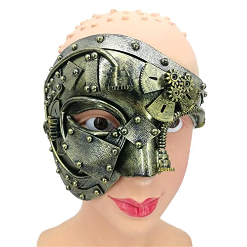 Máscara Veneziana | Máscara Veneziana Mecânica, Uma Nova Versão Atualizada,Máscara Steampunk vintage