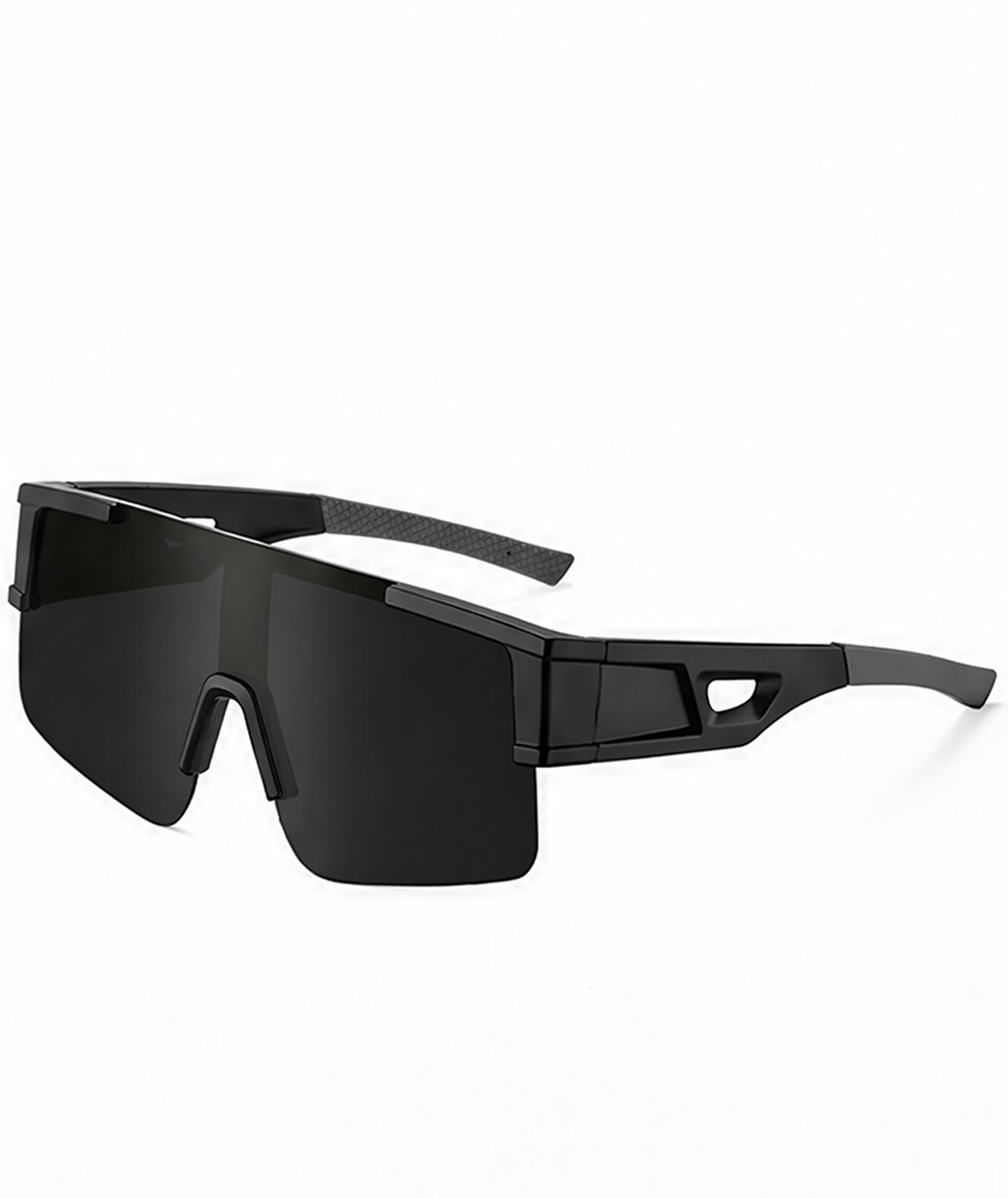 1 Pack Over Glasses Sunglasses for Men Women, Black, Suitable for Men and Women, 152×57mm-image-27