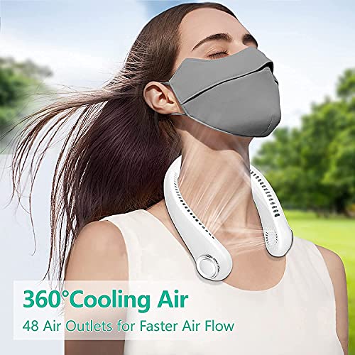 Draagbare opknoping handsfree Personal Fan Cooling Neckband Fan, oplaadbare wearable nekventilator Bladeless Lazy… - Image 8