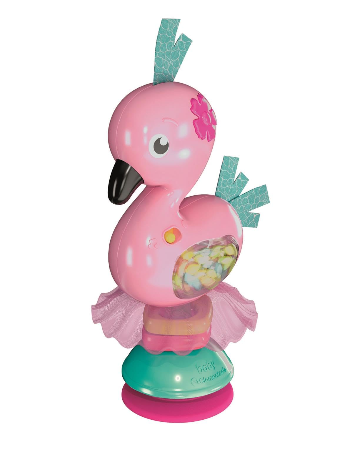 Clementoni Rattle, Baby Clementoni Fancy Flamingo - Shake & Play, 17492