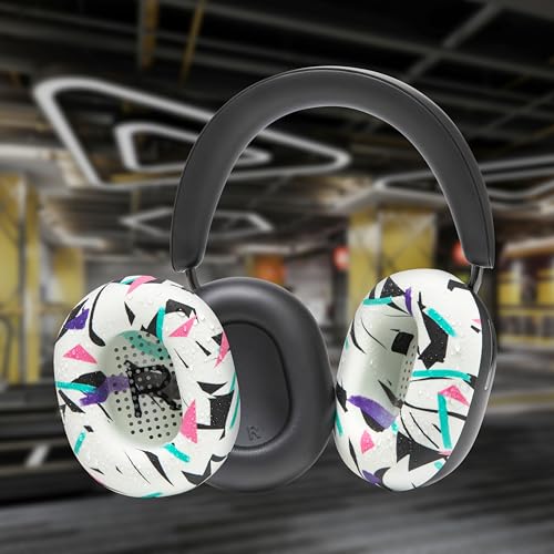 Funda para almohadillas de auriculares WC SweatZ Ace para Sonos Ace | Hecha por Wicked Cushions | Silicona premium, resistente al sudor y lavable fácilmente | Blanco años 90 miniatura 4