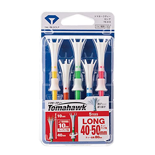 ダイヤゴルフ ゴルフティー トマホークティー ロング ティーアップ高40~50mm TE-510A Aタイプ