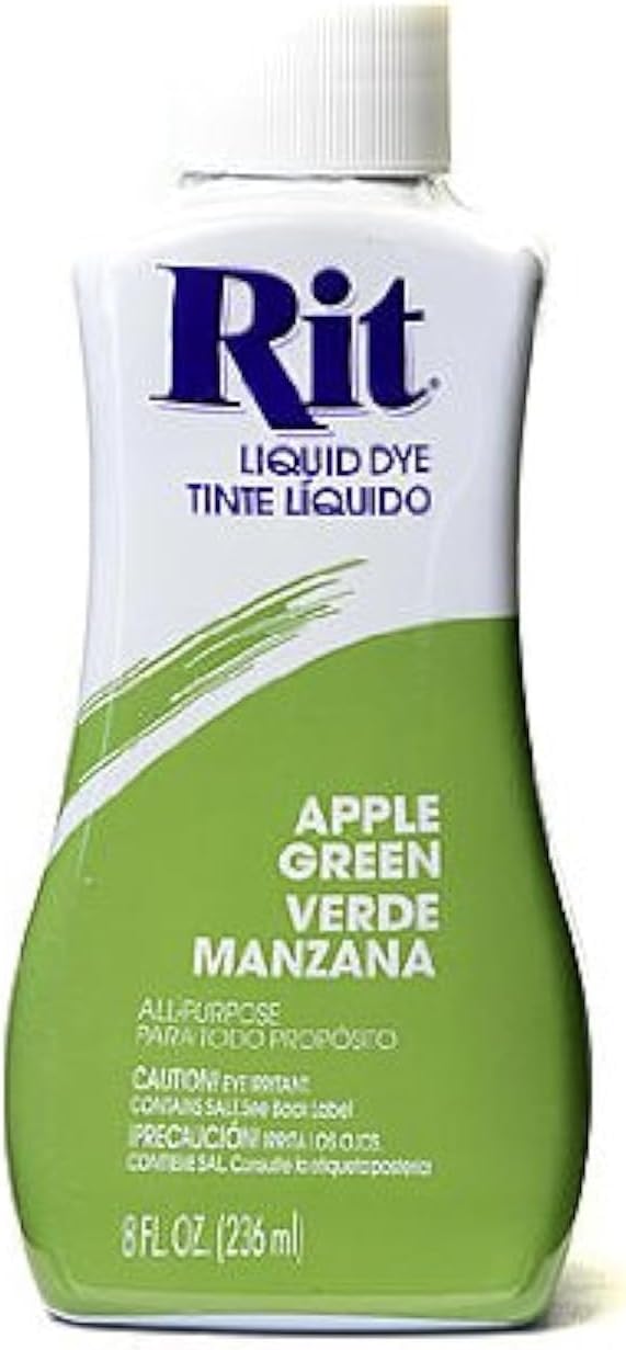 Rit Dyes Apple Green Liquid 8 oz. Bottle [Pack of 4 ]