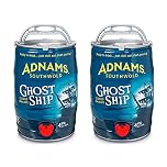 Adnams Ghost Ship Citrus Pale Ale | 2 x Mini Keg Beer | 4.5% ABV | 2 x 5L Kegs | 8 Pints Per Keg | Refreshing & Zesty Craft Beer | Southwold Brewery | UK