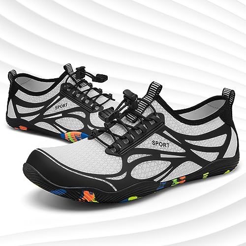 Image of ATHMILE Water Shoes for Men Women River Swim Beach Pool Adult Quick Dry