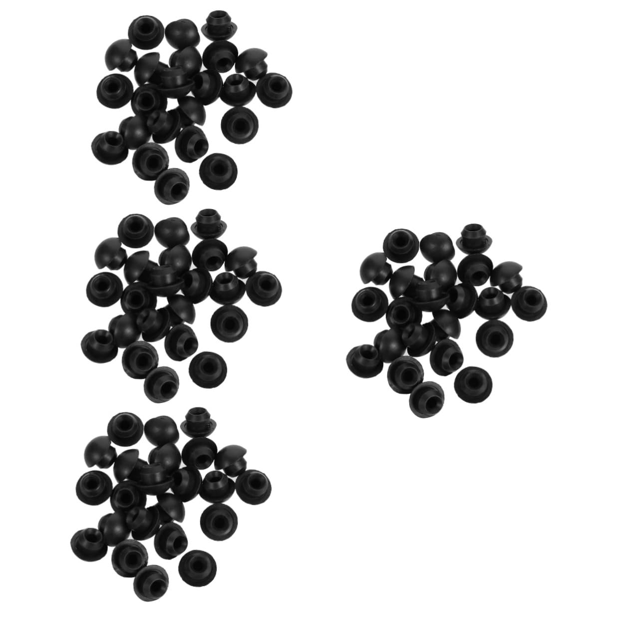 BELLIFFY 4sets Jack Plug Lightweight Design Rubber Material Easy Install for Hydraulic Jacks 40pcs*4