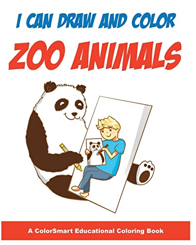 I Can Draw and Color Zoo Animals