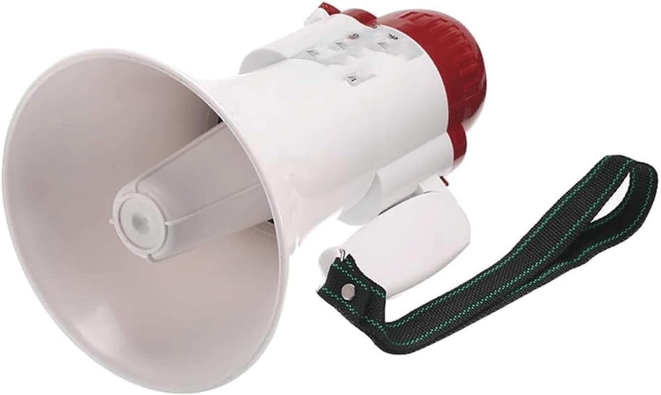 haut-parleur mégaphone Haut-parleur mégaphone Bullhorn main mégaphone enregistrement haut-parleur mégaphone musique intégrée activités de plein air arbitre haut-parleur mégaphone portable haut-parleur