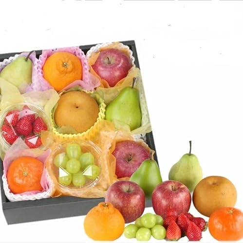 厳選フルーツギフトセット, いちご, シャインマスカット, りんご, ラ・フランス, 梨, デコポン, みかん, 国産