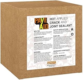 Pavemade Premium Easy-Melt High Performance Asphalt Crack Filler / Sealer 20lb Compatible with Oil Jacketed Kettles and Direct Fire Filling Machines, EMCFS20