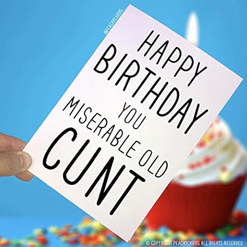 Funny Birthday Card for Friends by Peachy Antics Cover