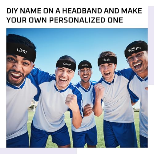 Image of Hiboom 30 Pack Tie Headband Bulk Sports Tennis Head Tie Ninja Karate Tie Back Athletic Sweatbands Adjustable Hair Bands for Women Men Basketball, Football, Soccer, Running, Yoga Workout