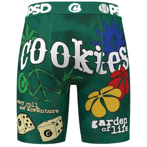 PSD Men's Cookies Boxer Briefs - Breathable and Supportive Men's Underwear with Moisture-Wicking Fabric