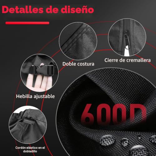 Funda impermeable para silla huevo de jardin individual resistente Oxford 600D 4