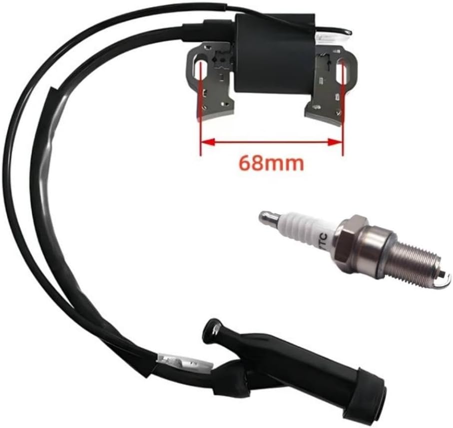 Ignition Coil Spark Plug Kit Compatible With GX390 GX340 13HP 11HP GX 390 340 188F Engine