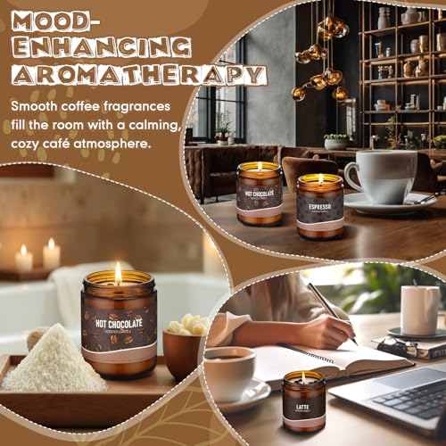 Fullhawl 3-Pack Coffee Scented Candles