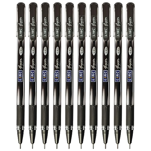 Image of Linc Glycer 0.6 mm Ball Pen | Black Ink, Pack Of 20